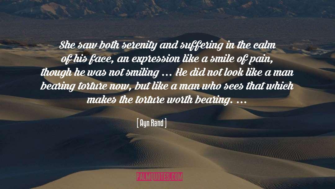 Smiling But In Pain quotes by Ayn Rand