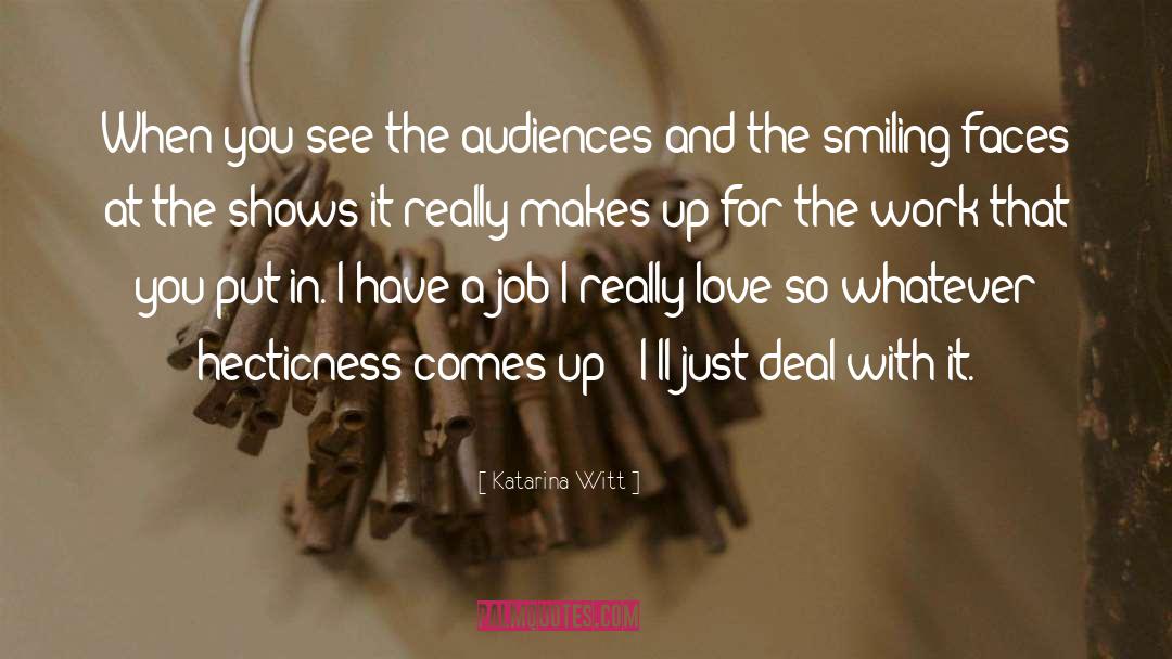 Smiling Faces quotes by Katarina Witt