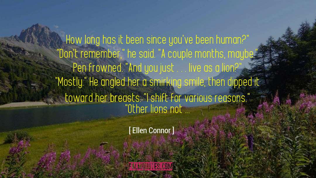 Smirking quotes by Ellen Connor