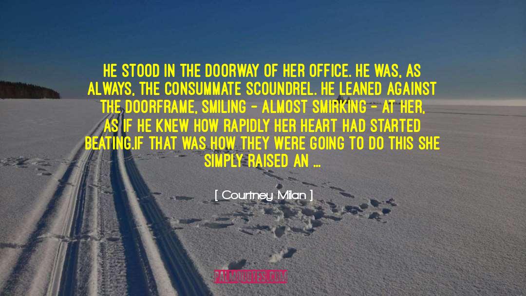 Smirking quotes by Courtney Milan