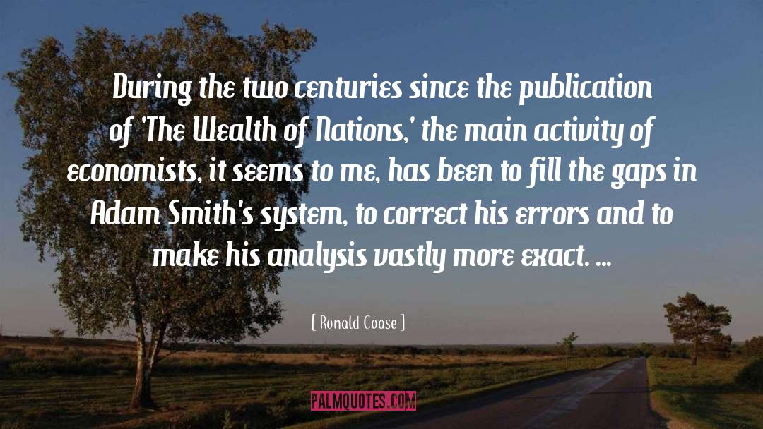 Smiths quotes by Ronald Coase