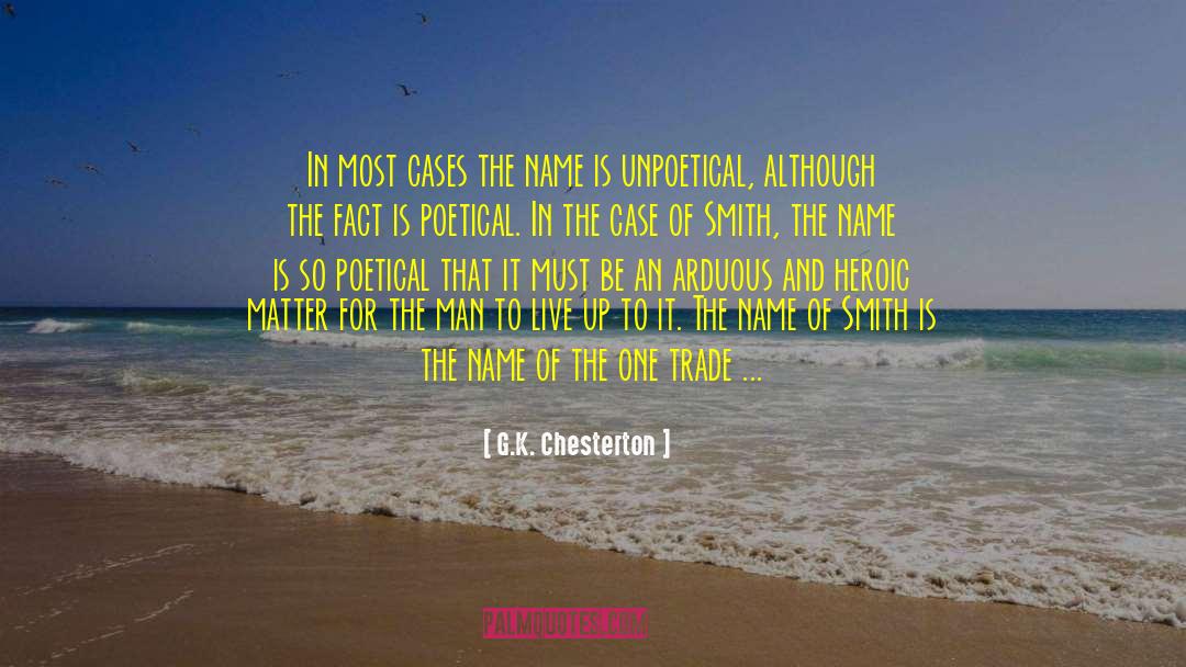 Smithy quotes by G.K. Chesterton