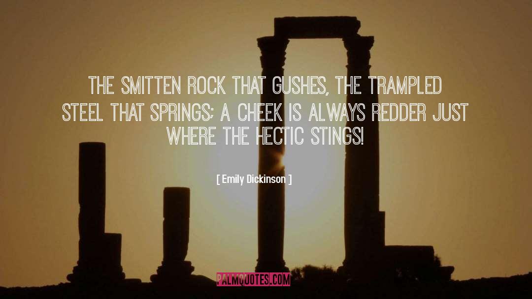 Smitten quotes by Emily Dickinson
