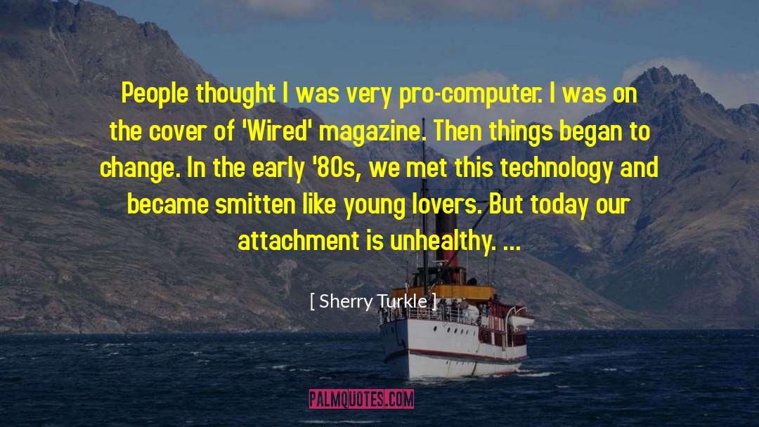 Smitten quotes by Sherry Turkle