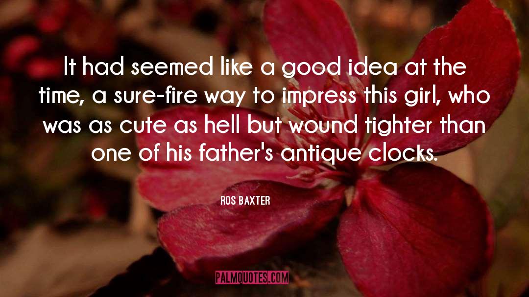 Smoke And Fire quotes by Ros Baxter