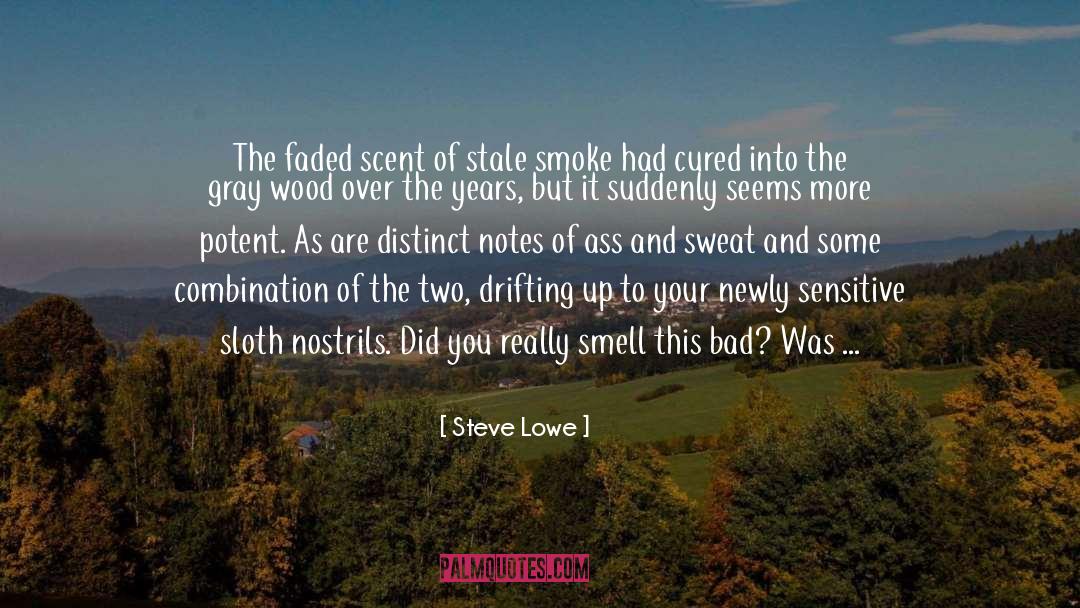 Smoke quotes by Steve Lowe