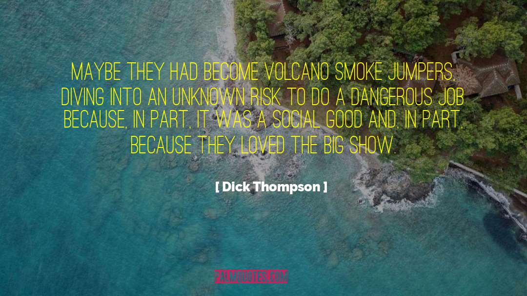 Smoke Screens quotes by Dick Thompson