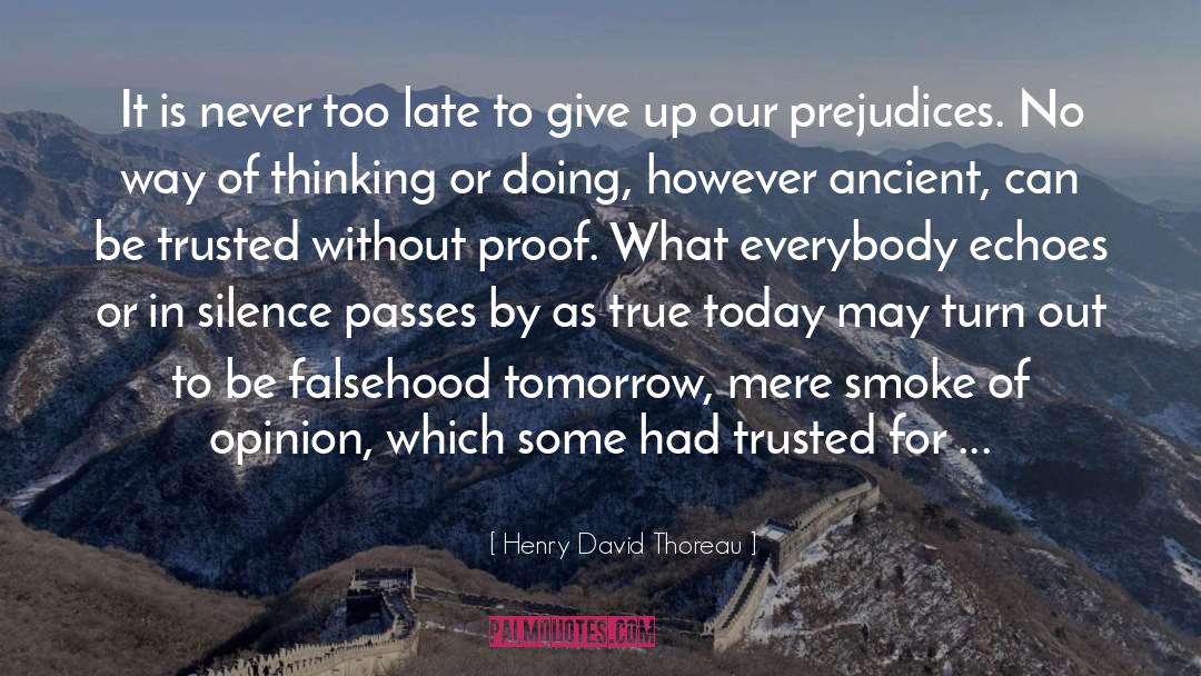 Smoke Trilogy quotes by Henry David Thoreau