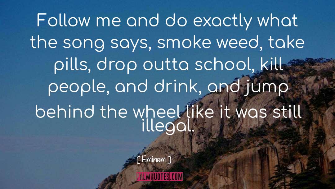 Smoke Up quotes by Eminem