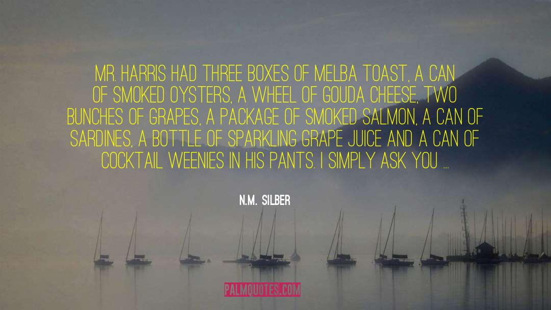 Smoked Salmon quotes by N.M. Silber