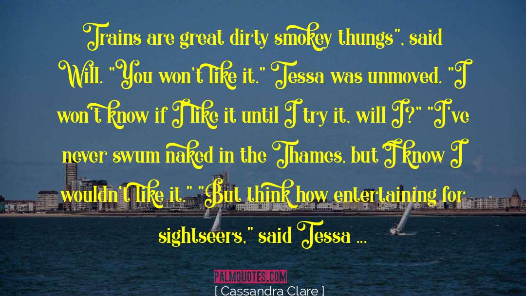 Smokey quotes by Cassandra Clare