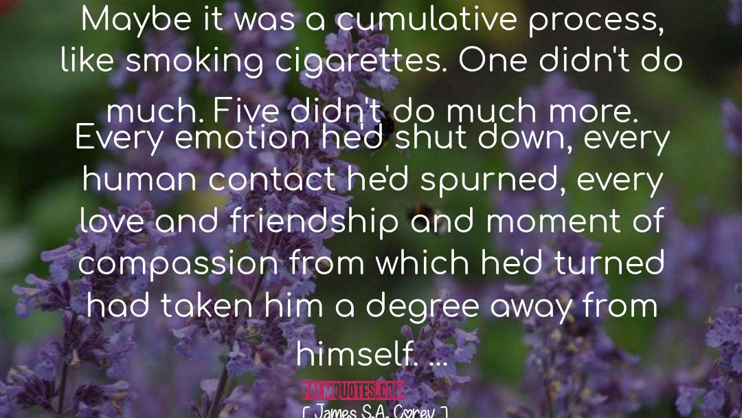 Smoking Cigars quotes by James S.A. Corey