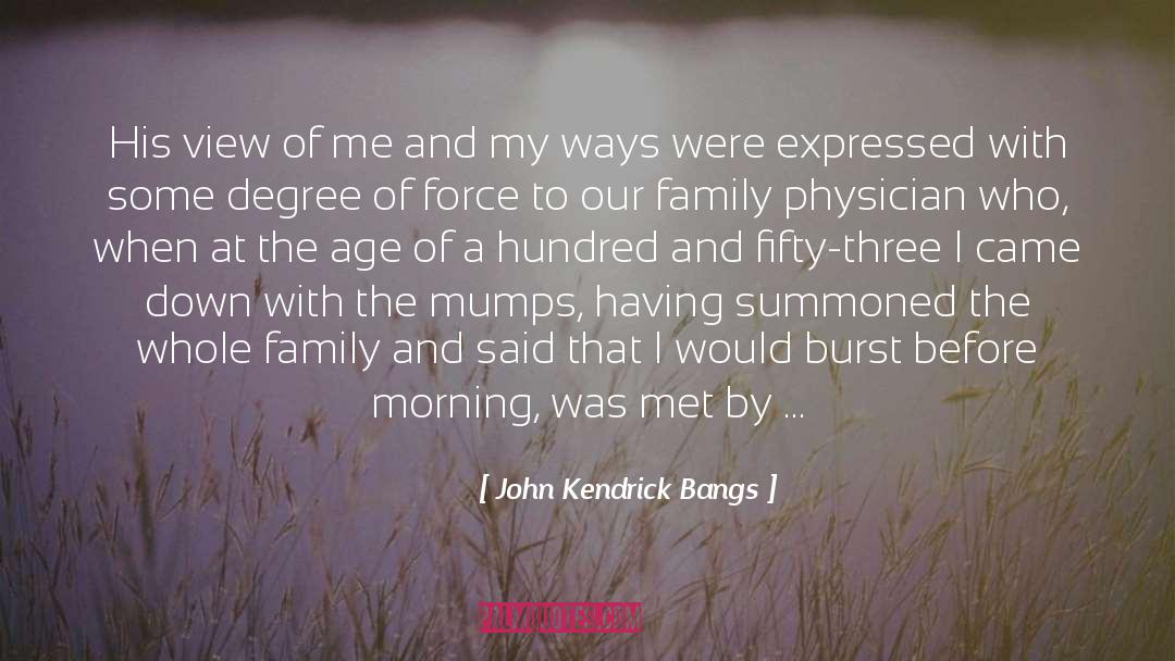 Smoking Morning quotes by John Kendrick Bangs