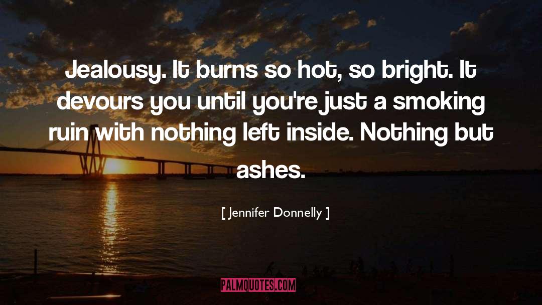 Smoking quotes by Jennifer Donnelly