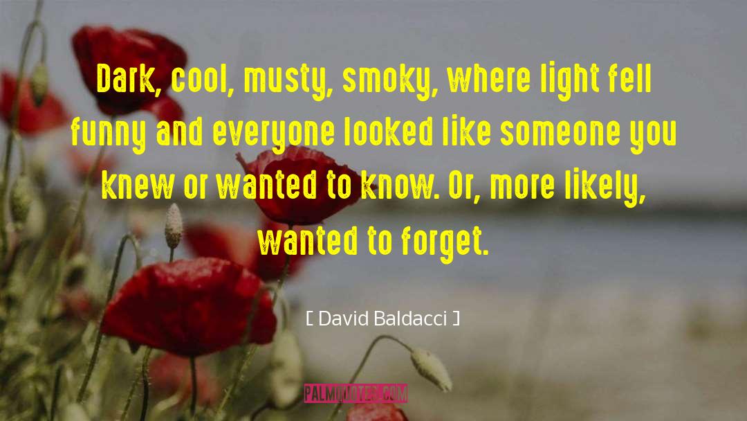Smoky Restaurant quotes by David Baldacci