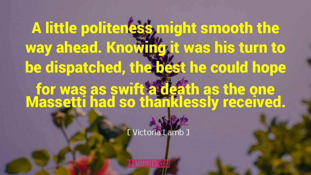 Smooth Sailing quotes by Victoria Lamb