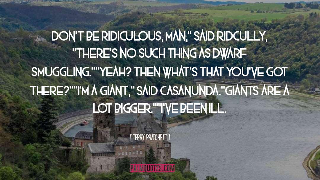 Smuggling quotes by Terry Pratchett