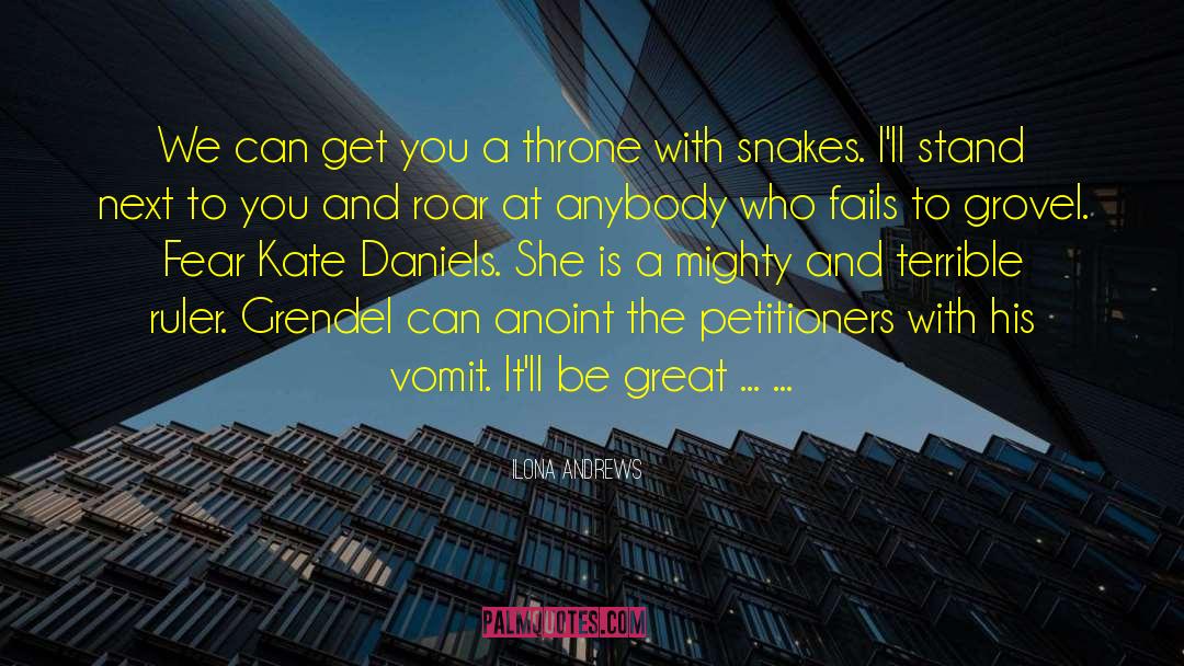 Snakes quotes by Ilona Andrews