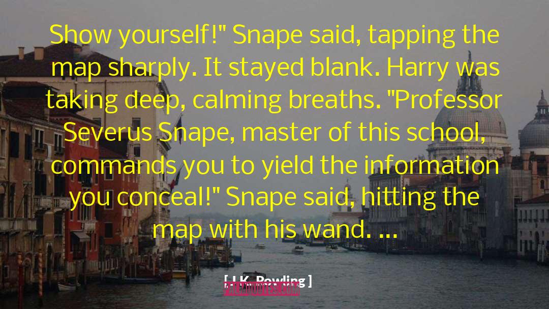 Snape quotes by J.K. Rowling