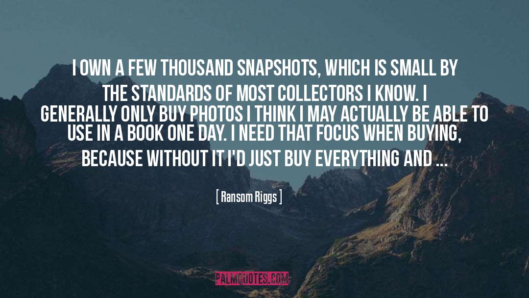 Snapshots quotes by Ransom Riggs