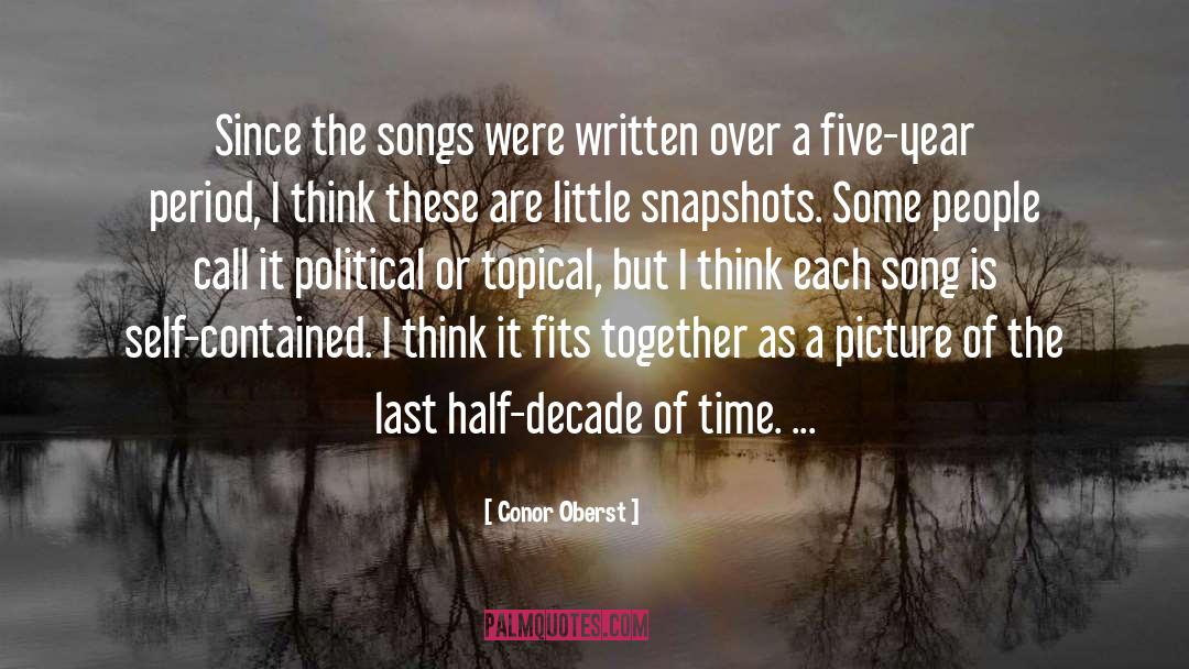 Snapshots quotes by Conor Oberst