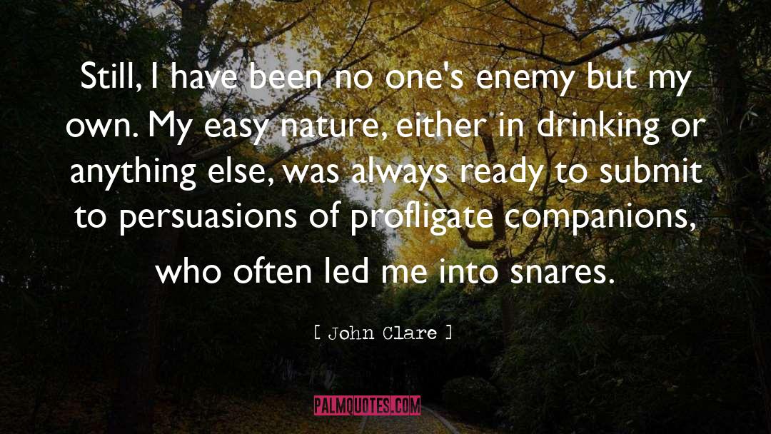 Snares quotes by John Clare