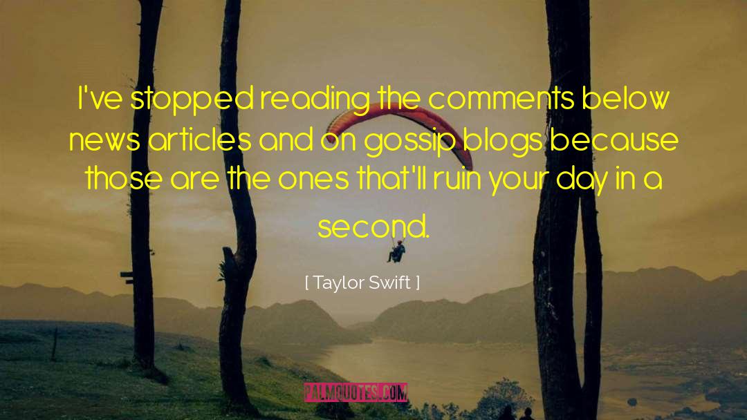 Snark Comment quotes by Taylor Swift