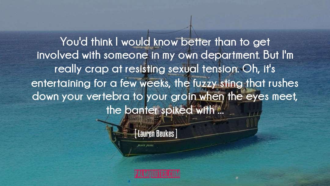 Snarky Banter quotes by Lauren Beukes