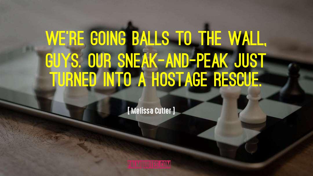 Sneak Up quotes by Melissa Cutler