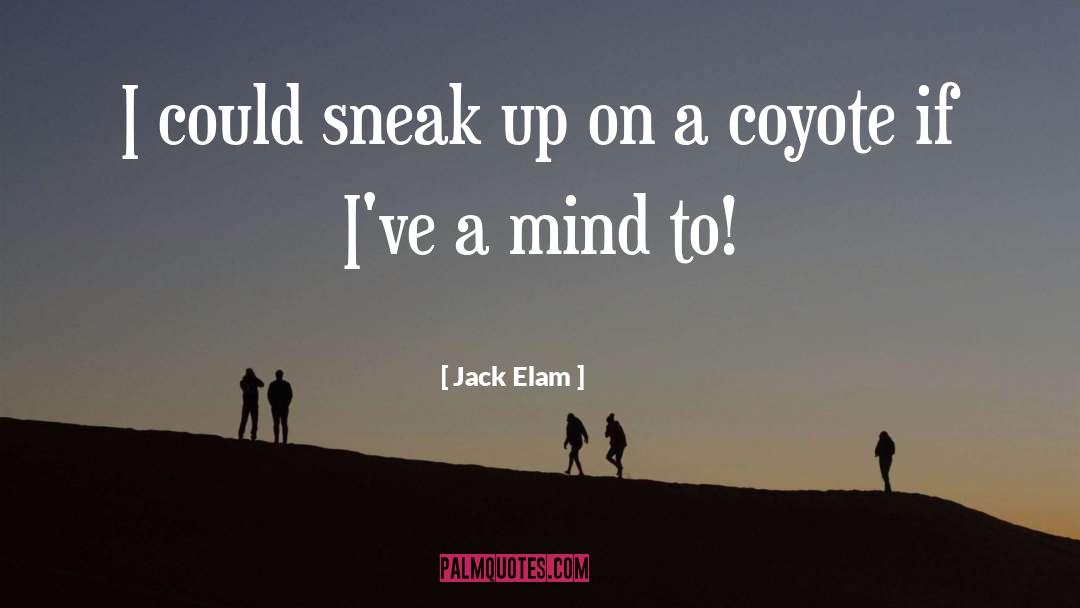 Sneak Up quotes by Jack Elam