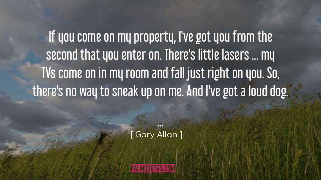 Sneak Up quotes by Gary Allan