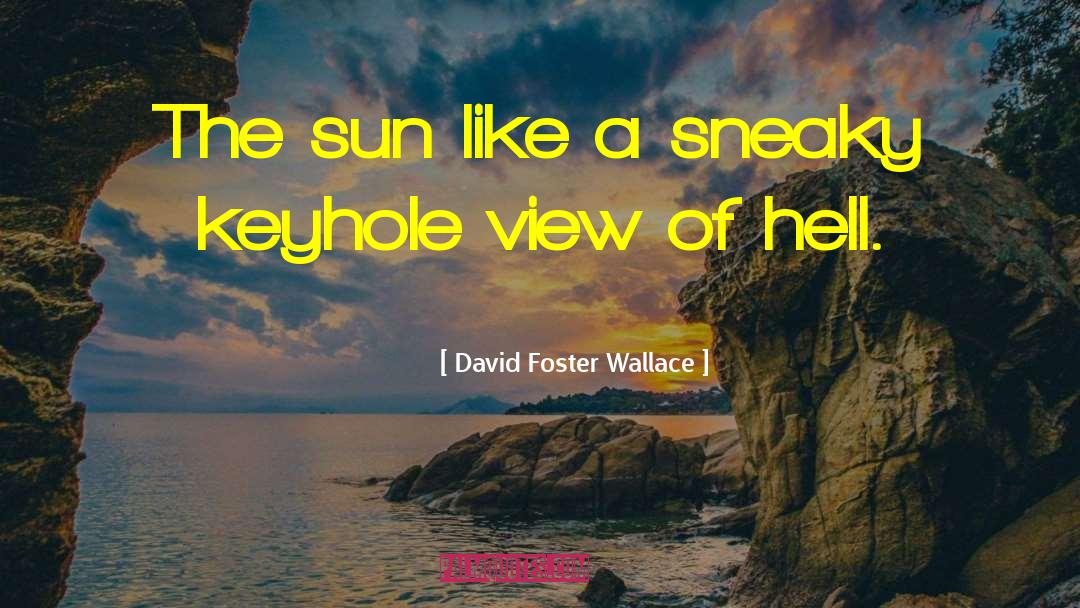 Sneaky quotes by David Foster Wallace