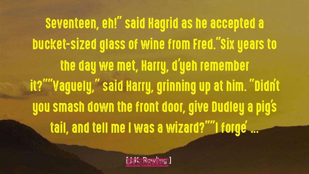 Snifters Wine quotes by J.K. Rowling