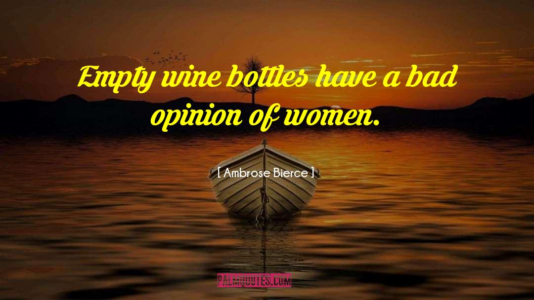 Snifters Wine quotes by Ambrose Bierce