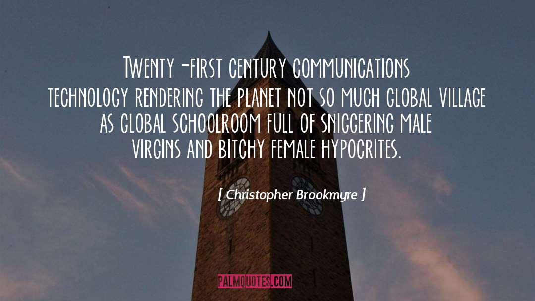 Sniggering quotes by Christopher Brookmyre