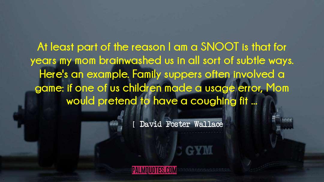 Snoot quotes by David Foster Wallace