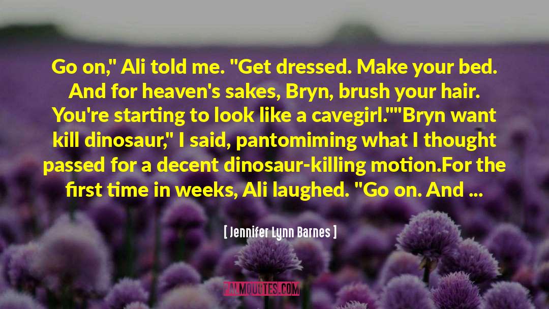 Snorted quotes by Jennifer Lynn Barnes