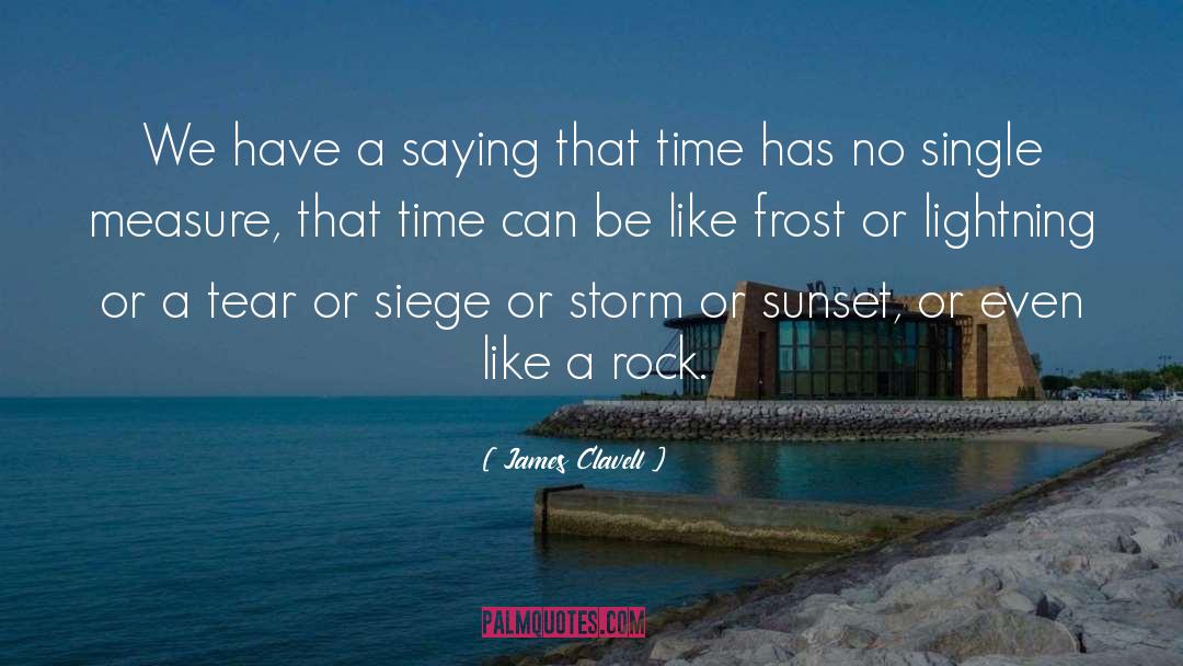 Snow Storm quotes by James Clavell