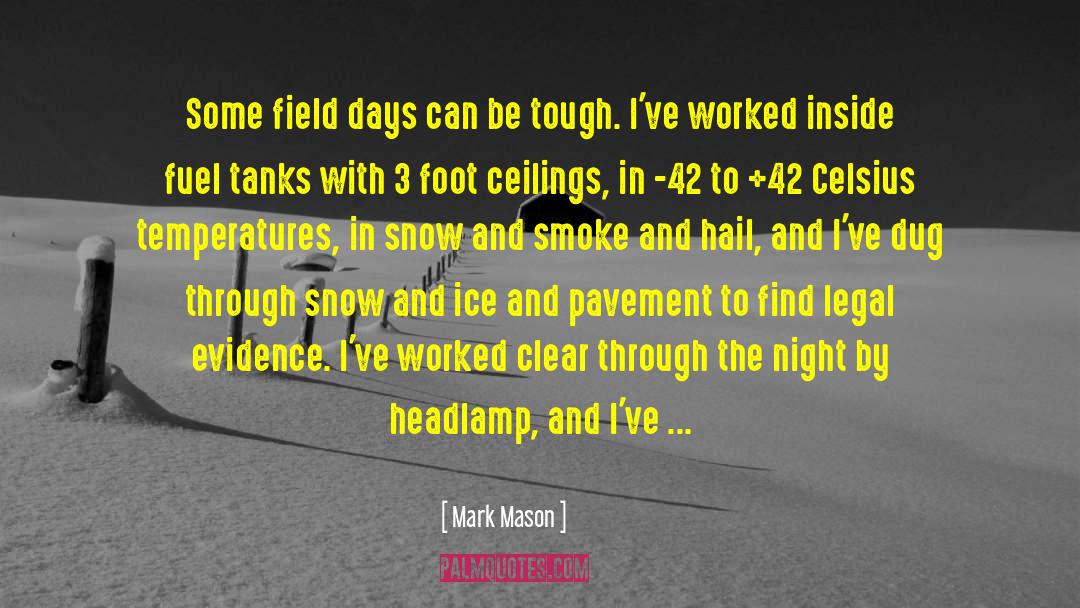 Snow Storms quotes by Mark Mason