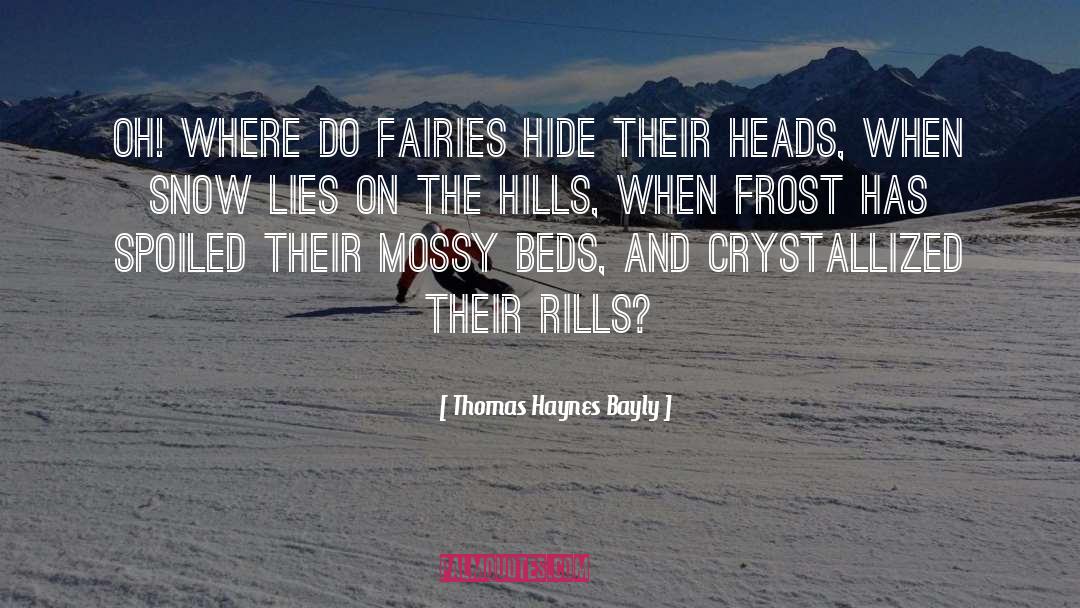 Snow Storms quotes by Thomas Haynes Bayly