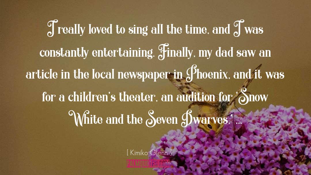 Snow White Sorrow quotes by Kimiko Glenn