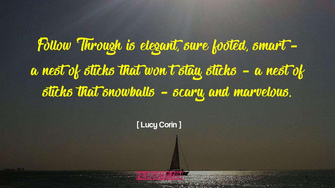 Snowballs quotes by Lucy Corin