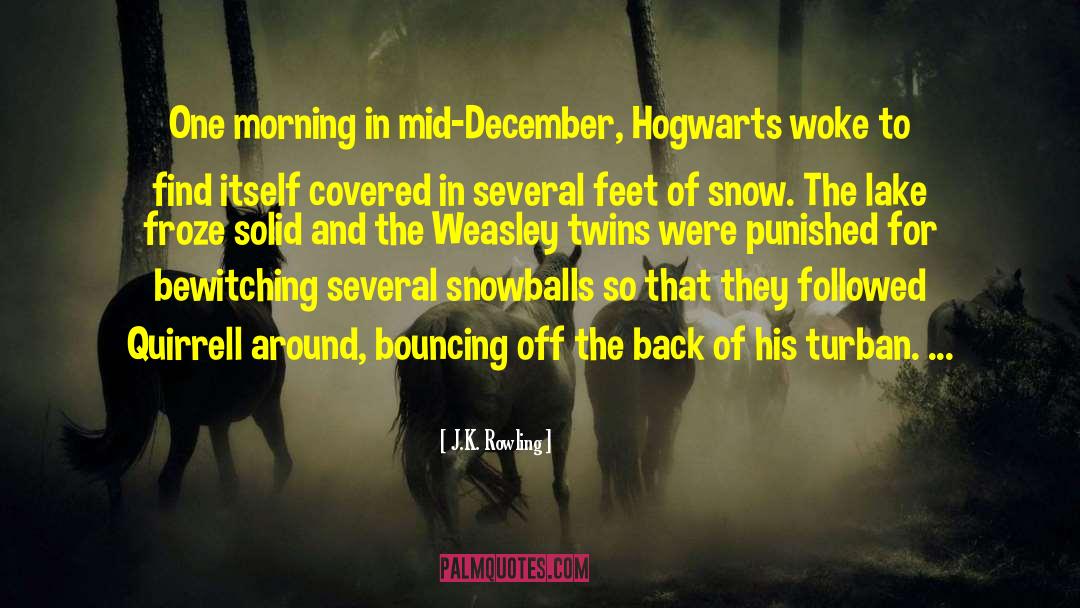 Snowballs quotes by J.K. Rowling