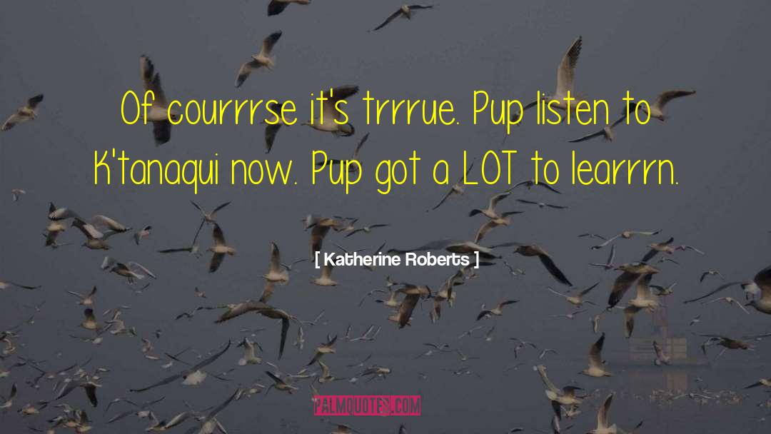 Snowdancer Pup quotes by Katherine Roberts