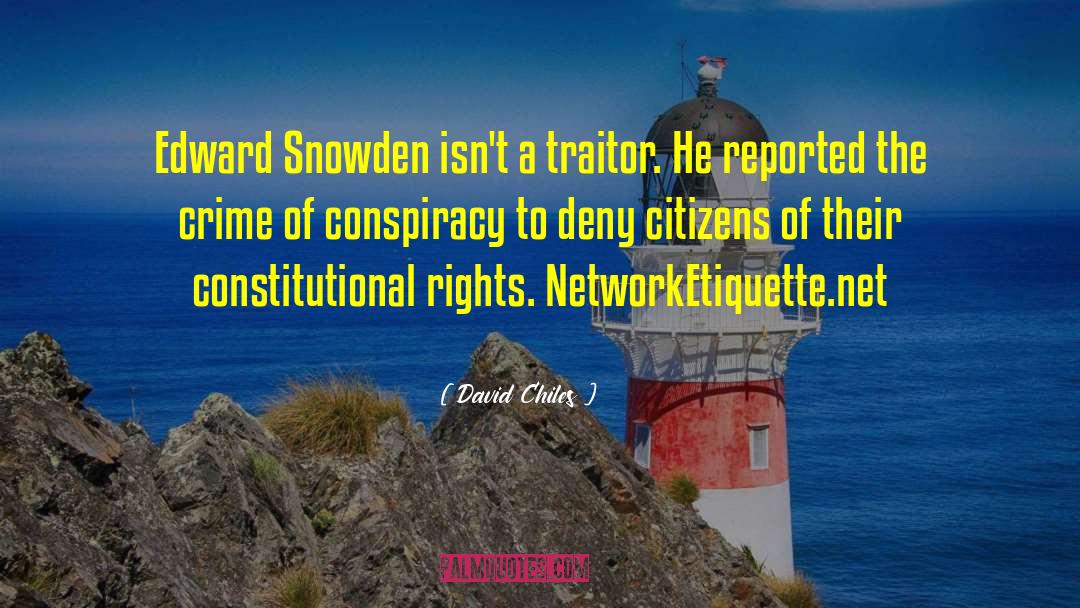 Snowden quotes by David Chiles