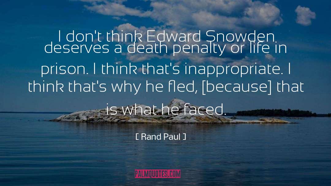 Snowden quotes by Rand Paul