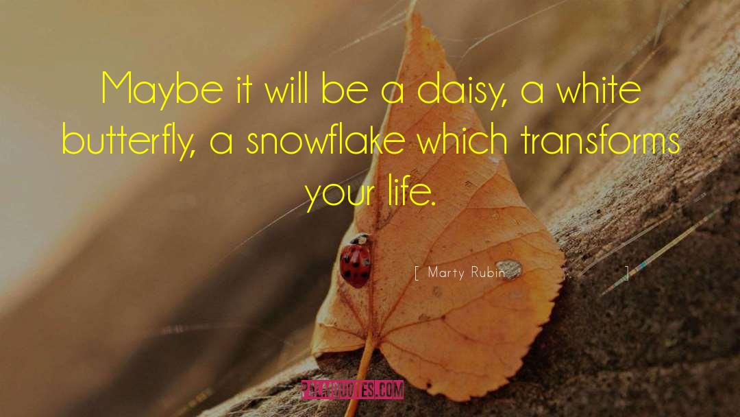 Snowflake quotes by Marty Rubin