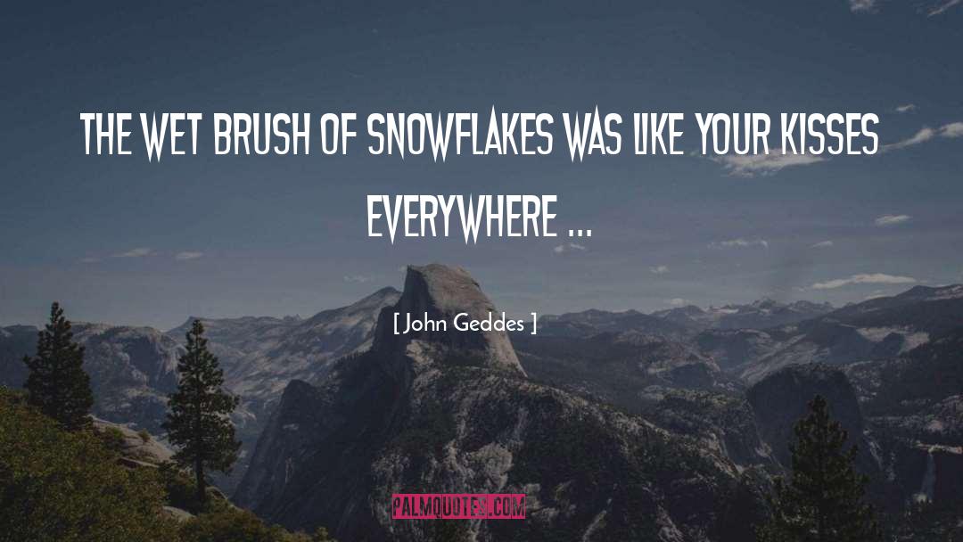 Snowflakes quotes by John Geddes