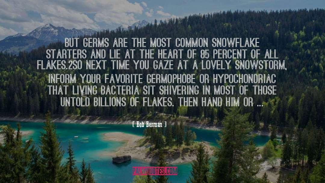 Snowflakes quotes by Bob Berman