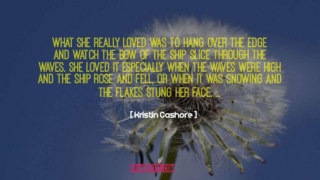 Snowing quotes by Kristin Cashore
